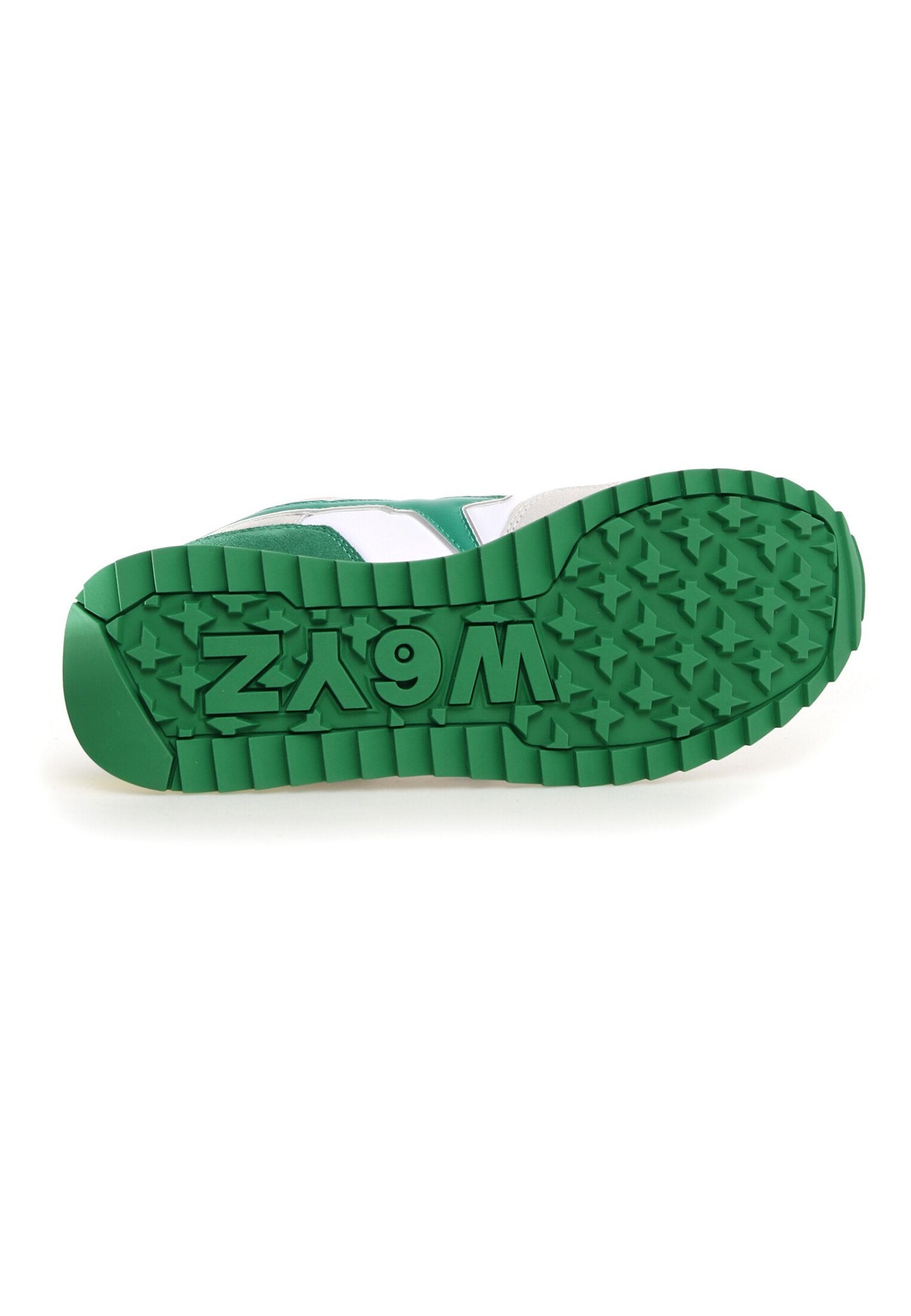 Sneaker  Uomo W6yz YAK-M. SUEDE/NYLON/SPLIT COLOR WHITE-GREEN