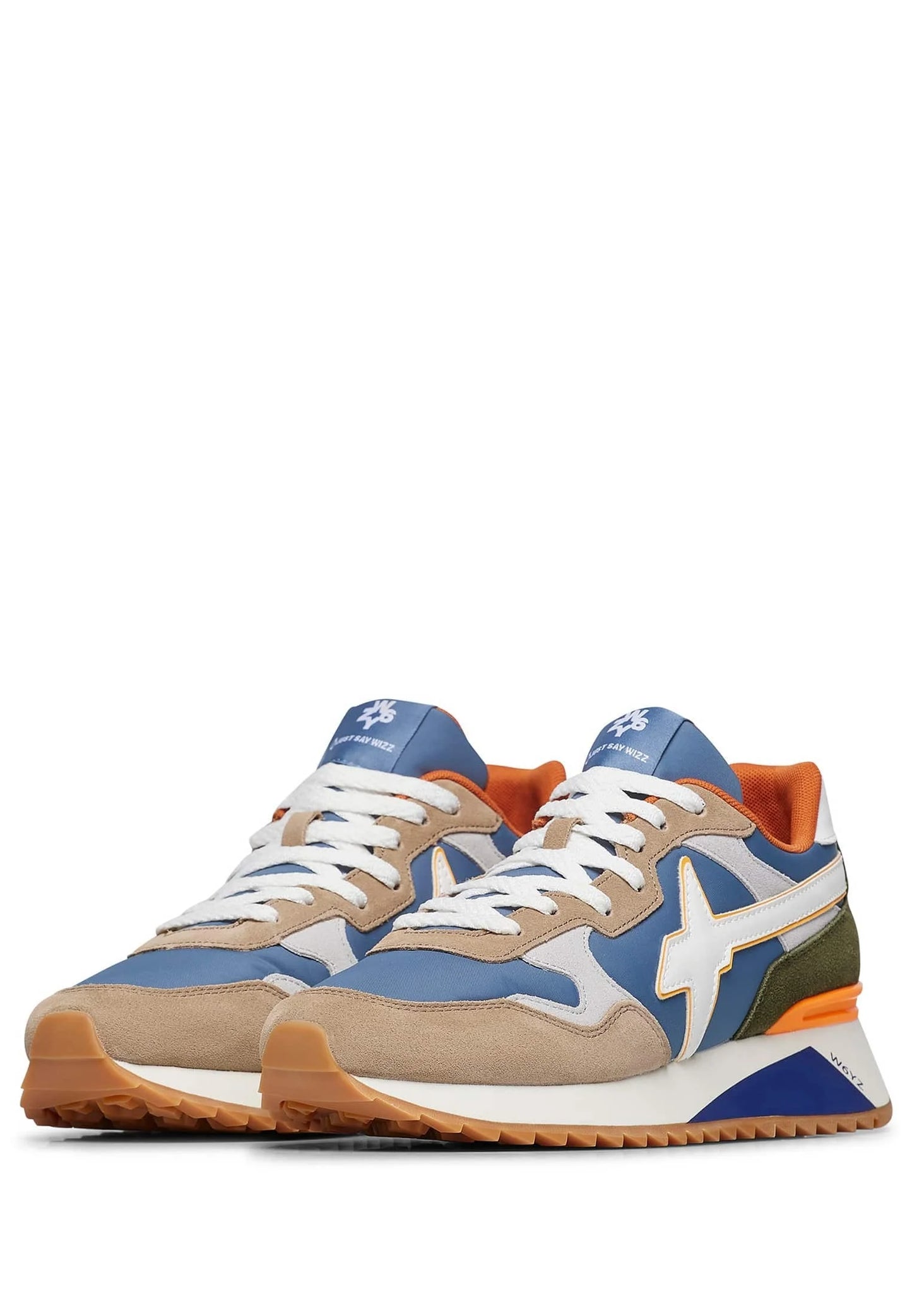 W6yz Yak  Uomo - Sneakers basse -Beige-Bianche-Verdi- azurblau