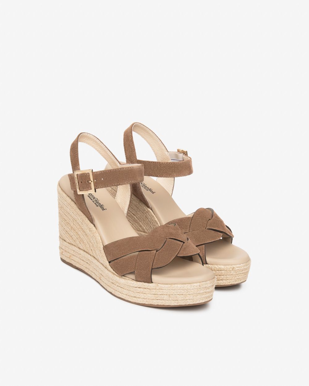 Xeppa Nero Giardini E616030D  Donna in Suede Tortora